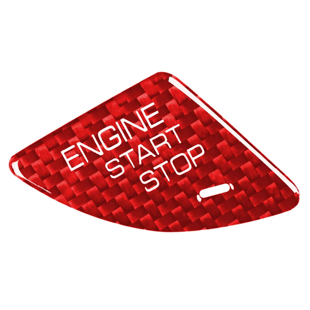 Engine Start Stop Button Trim for Cadillac ATS ATS-L Red (2013-2019)