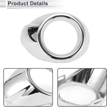 Front Fog Light Lamp Covers Chrome Trim for Ford Focus (2012-2014)