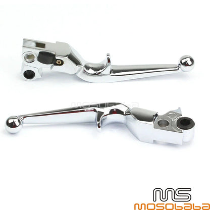 Chrome Hand Lever Clutch Brake Lever for Harley Softail FLSTSC FLSTF FLSTN FXSTC (2000-2017)