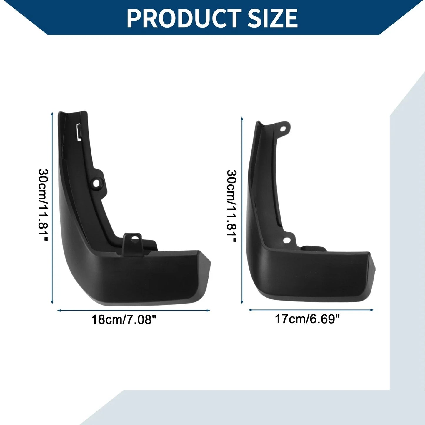 Mud Flaps Splash Guards 1 Set for Honda MNV (2020-2024)