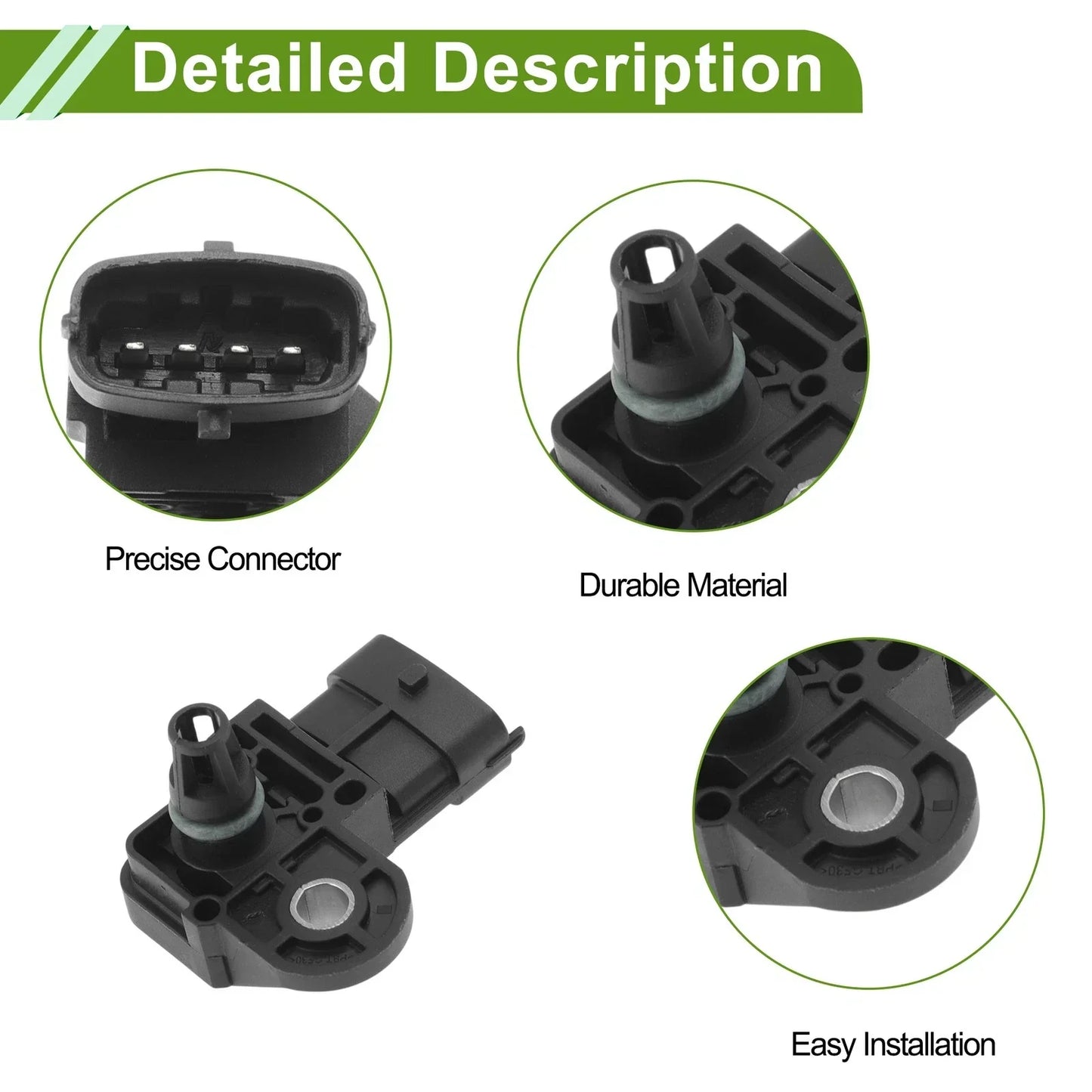 MAP Sensor for Dodge Ram 1500 (2014-2018) - Manifold Absolute Pressure Sensor