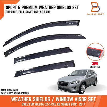 Weathershields Window Visors for Mazda CX-5 CX5 KE Series (2012-2017)