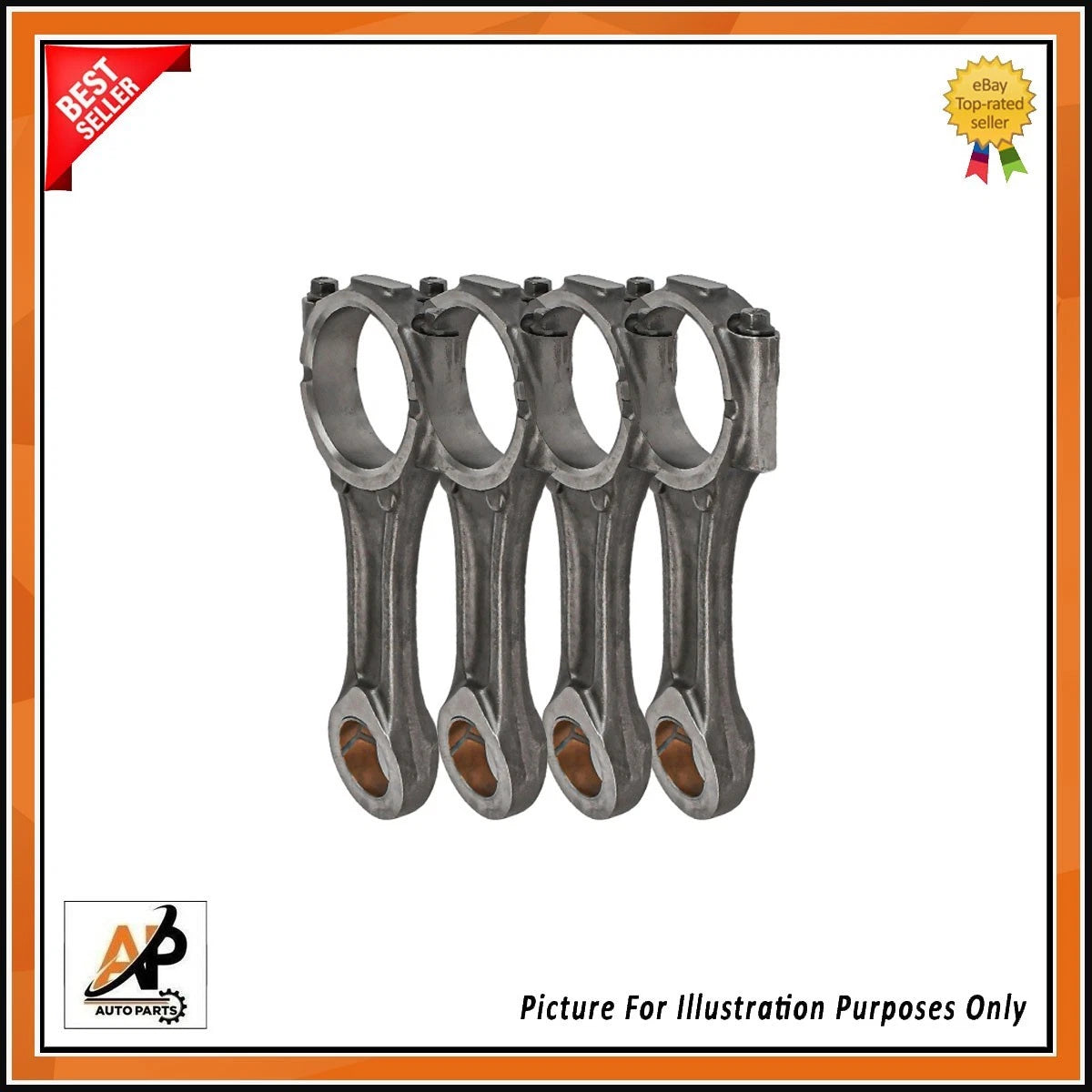 Connecting Rod Set Heavy Duty for Daily VI Bus Van 2.3 Diesel (2000–2005)