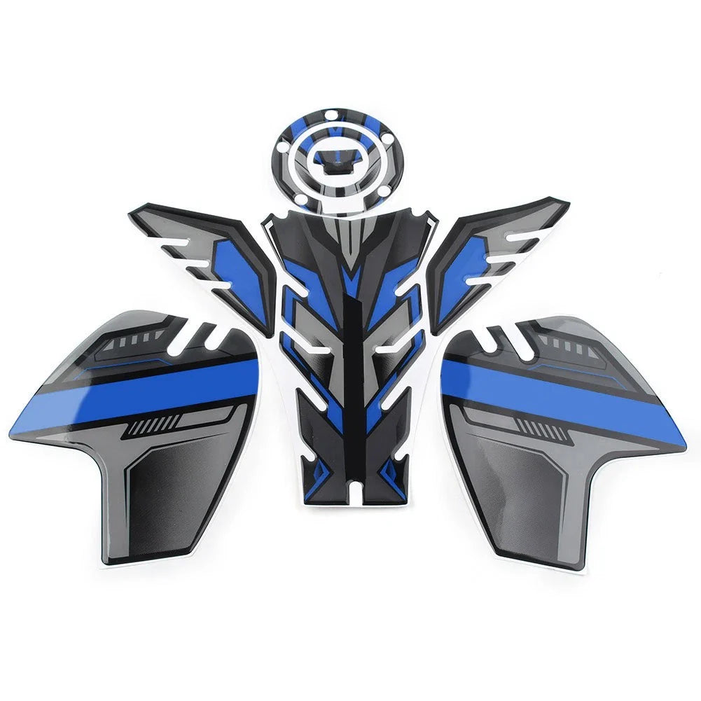 3D Gas Tank Pad Decal Sticker Blue for Yamaha MT-09 SP Tracer (2018-2020)