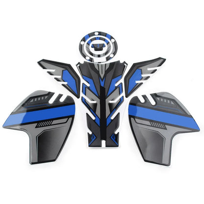 3D Gas Tank Pad Decal Sticker Blue for Yamaha MT-09 SP Tracer (2018-2020)