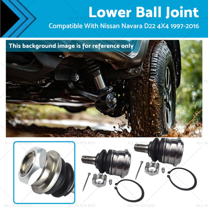 Lower Ball Joints for Nissan Navara D22 4X4 (1997-2016)