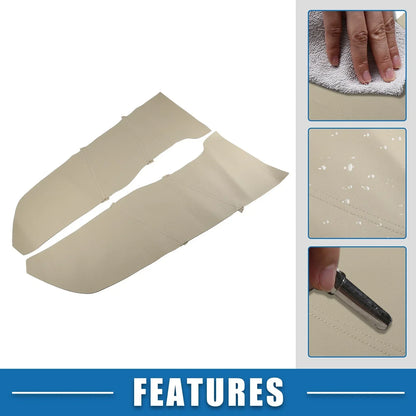 Front Door Panel Armrest Covers for Honda Accord (2008-2012) - Beige 1 Pair