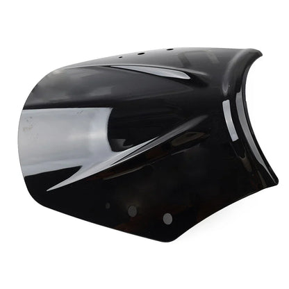 Windshield Deflector for Universal Motorcycle - Black Plastic