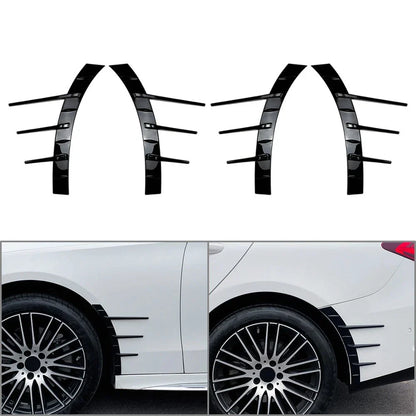 Gloss Front Rear Side Wheel Eyebrows Spoiler for Benz C-Class (2022-2024)
