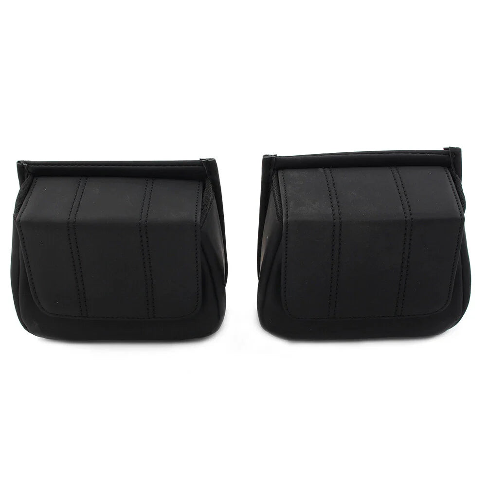 Black Fairing Lower Door Pocket Bags for Harley Touring (1996-2013)