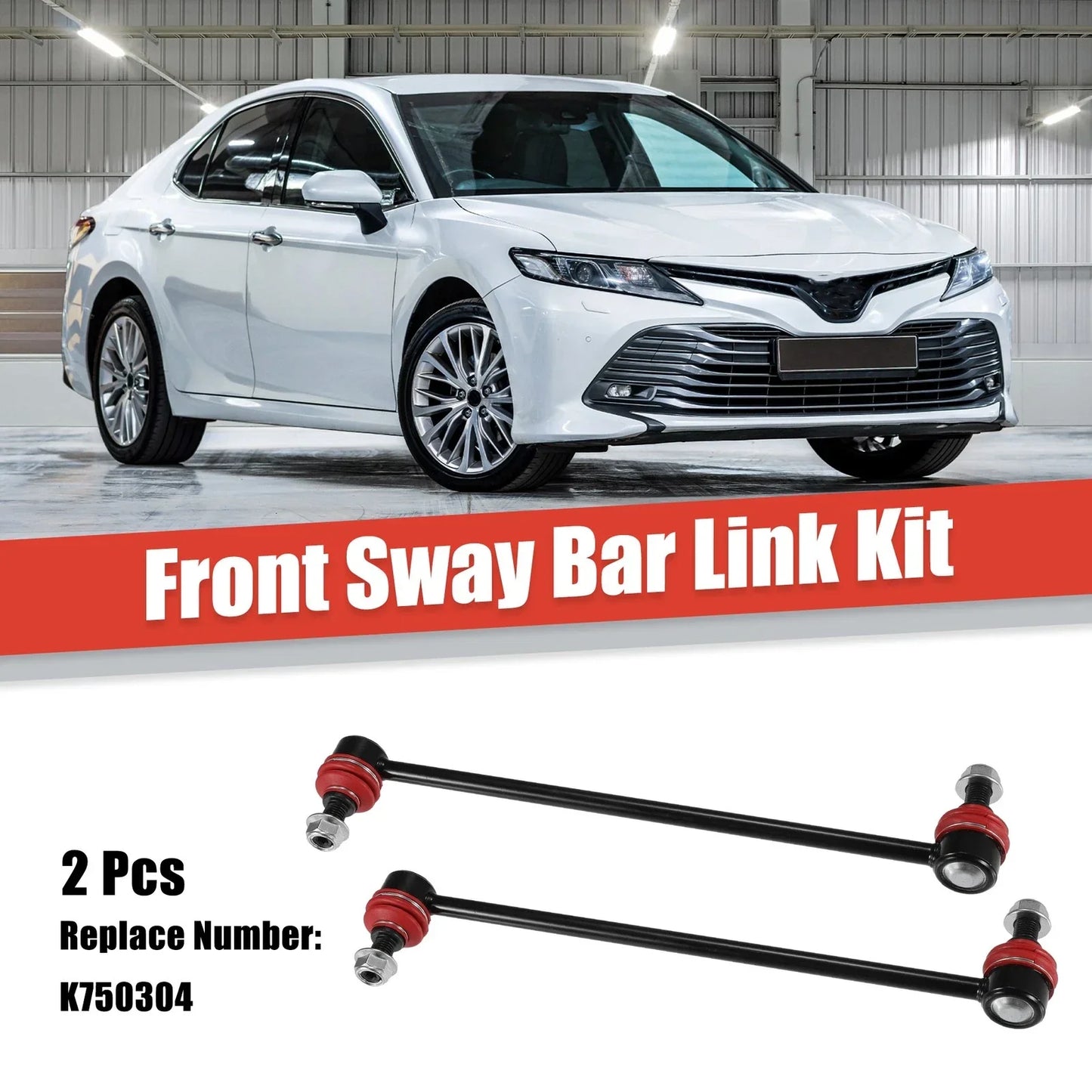 2 x Front Stabilizer Sway Bar End Links for Toyota Camry Highlander (2007-2019)