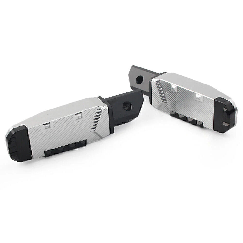 Silver Rear Passenger Foot Pegs for Honda CBR600RR CBR600 F4 F4i (2003-2012)