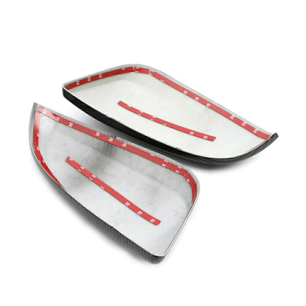 Carbon Fiber Side Door Mirror Cover Trim for Toyota Hilux Revo (2015-2022)