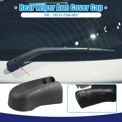 Rear Windshield Wiper Arm Cover for Honda Fit (2015-2020) - Black Cap