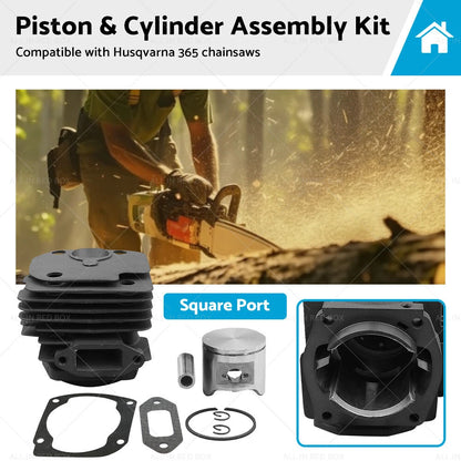 48mm Piston & Cylinder Assembly for Husqvarna 365 Chainsaw
