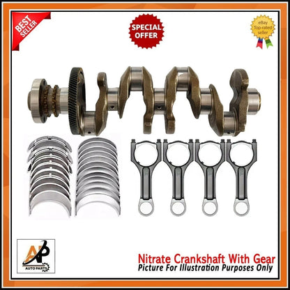 Crankshaft With Gear And Bearings for BMW 2.0 Diesel N47 (2007–2019)