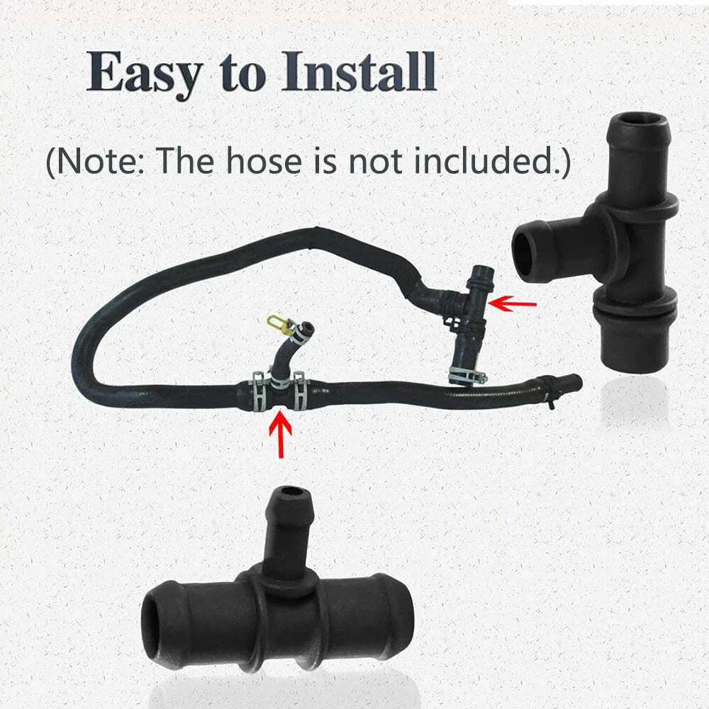 HVAC Heater Hose Tee Connector for Ford Transit Connect (2010-2023)