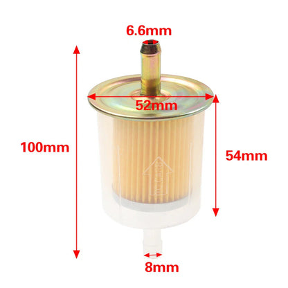 3/8" Fuel Filter for Universal Motorcycle Inline Gas Line