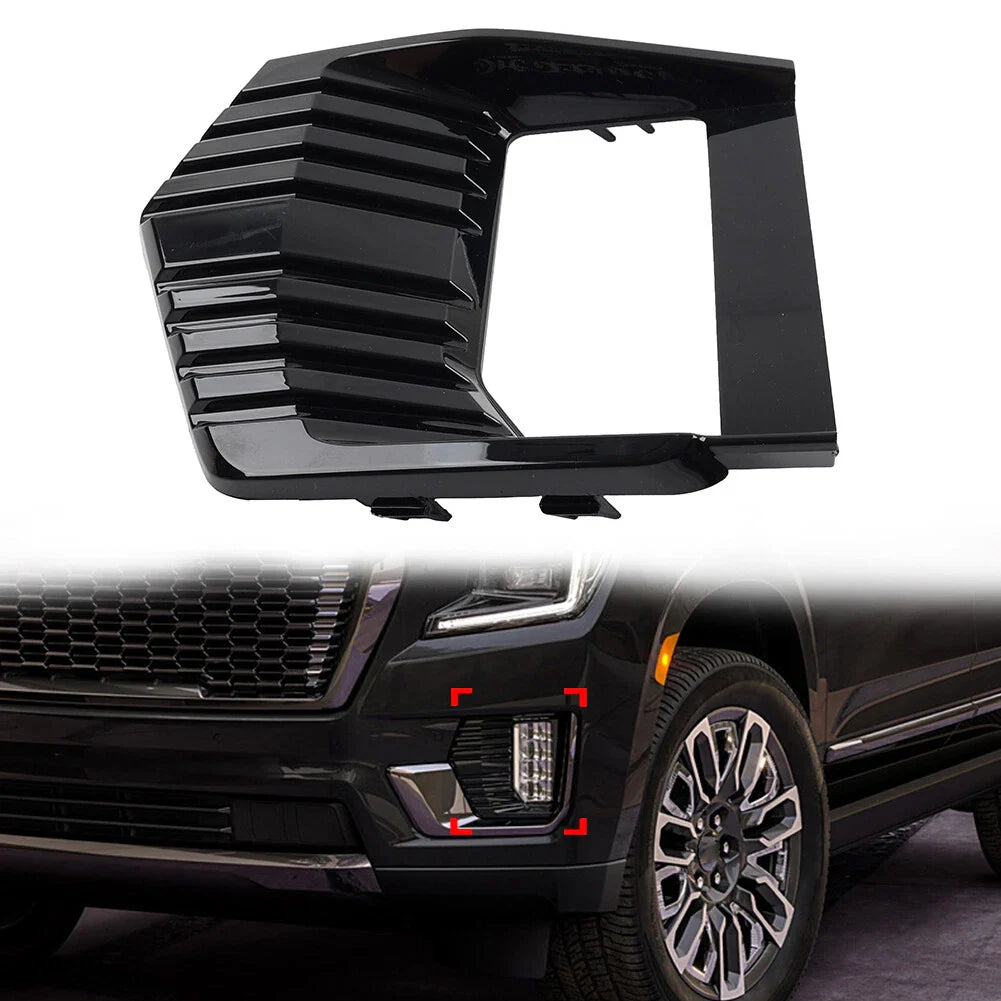 Left Front Fog Light Grille Covers for GMC Yukon (2021-2024)