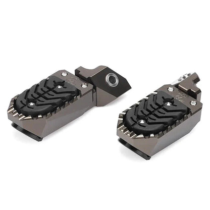 Wide Foot Pegs Pedals Rest Brown for BMW R1200GS R1250GS (2013-2023)