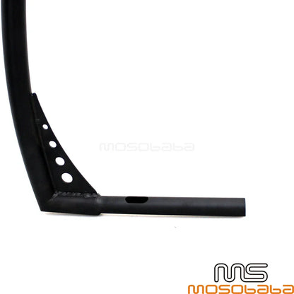 Custom 12" Rise Fat 1-1/4" Ape Hanger Handlebars for Harley FLST FXST XL