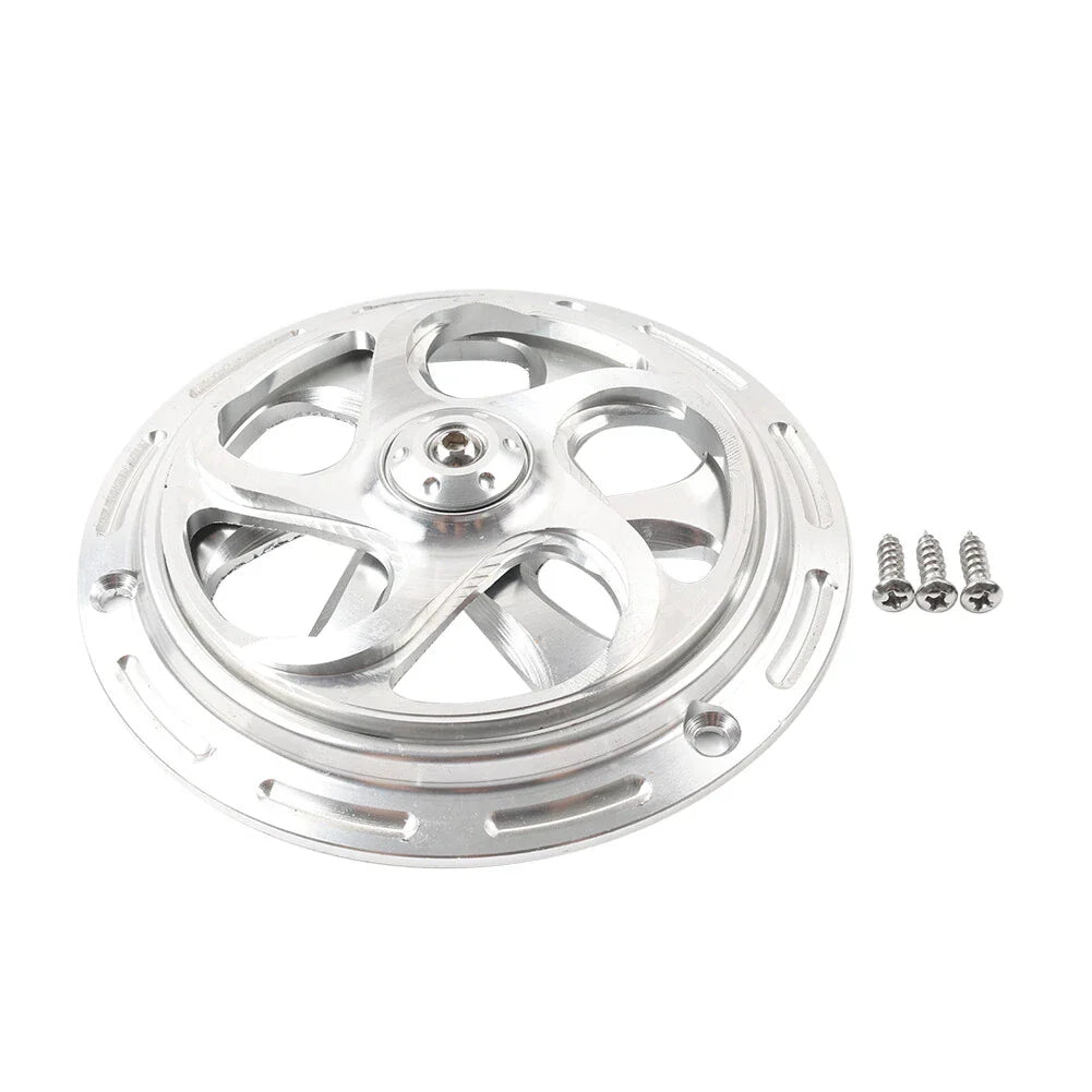Silver Radiator Cooling Fan Cover for Vespa Sprint Primavera 150 (2013-2023)
