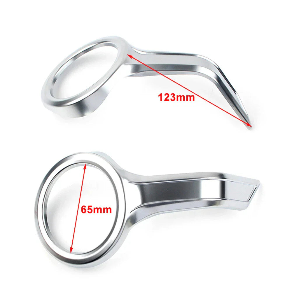 Fog Light Bezel Trim Rings Cover for Honda Goldwing GL1800 (2001-2010)