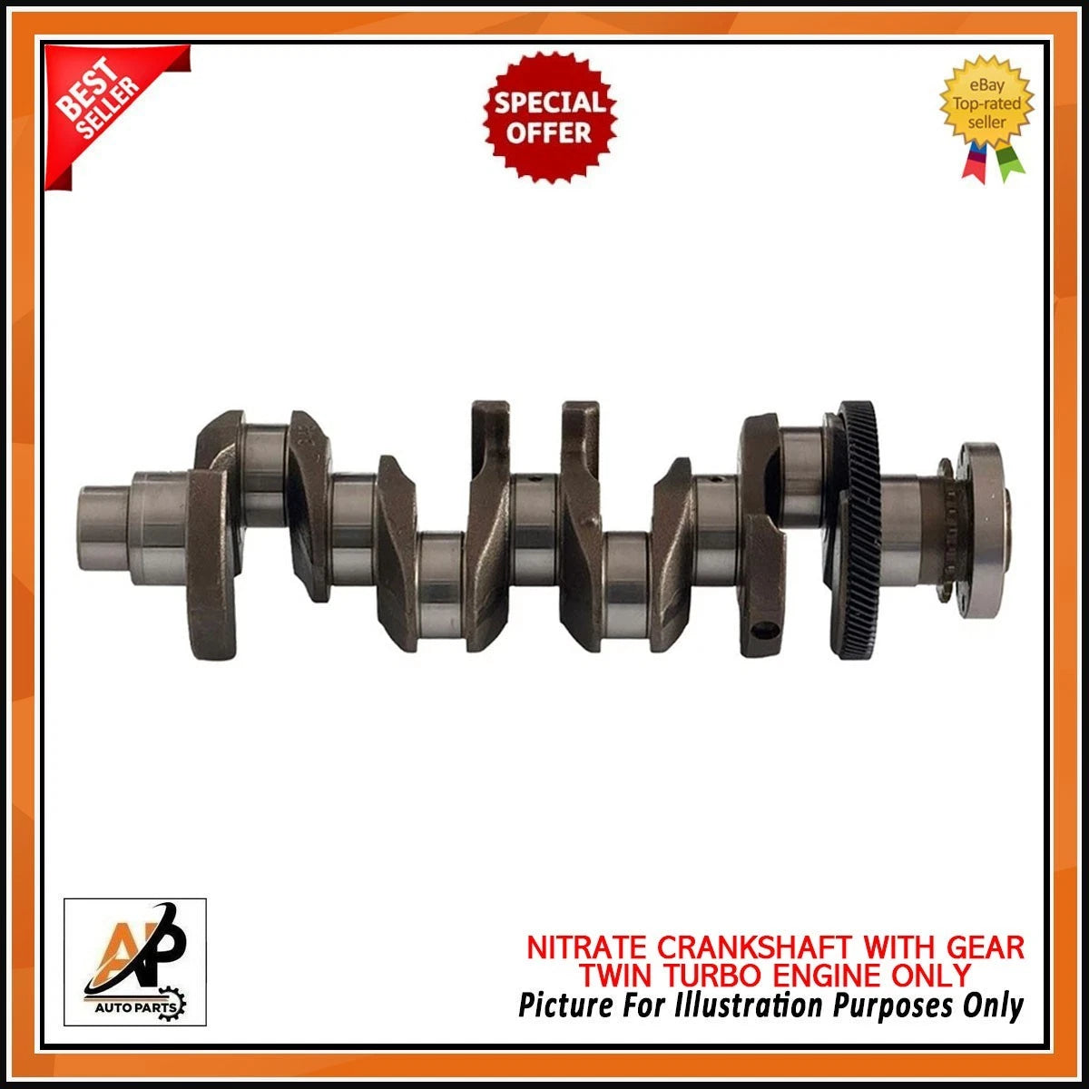 Crankshaft Heavy Duty Replacement for Land Rover Jaguar 2.0 Diesel (AJ200D) (2000–2015)
