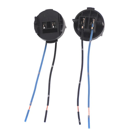 H7 Halogen Light Cable Connector Holder Adapter 2 x for Hyundai Kia