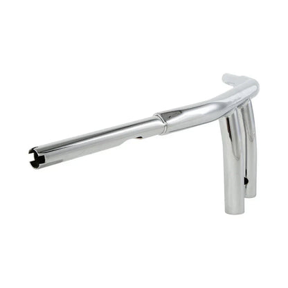 1-1/4" Fat Chrome 6" Rise T-Bars Handlebars for Harley Sportster, Dyna (2004-2023)