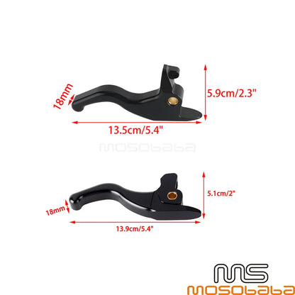 5.1'' Hand Brake Clutch Levers for Harley Softail Fat Boy FLSTFBS FLSS