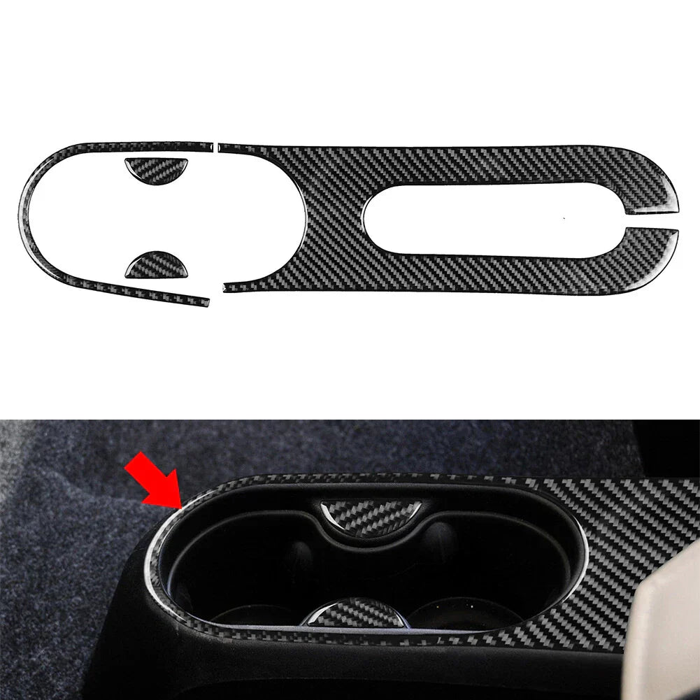 Carbon Fiber Handbrake Panel Cover Trim for Fiat 500 (2012-2015)