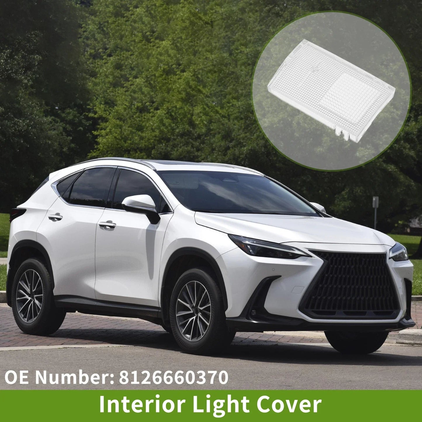 Car Front Right Interior Light Cover for Lexus GX460 (2010-2023)