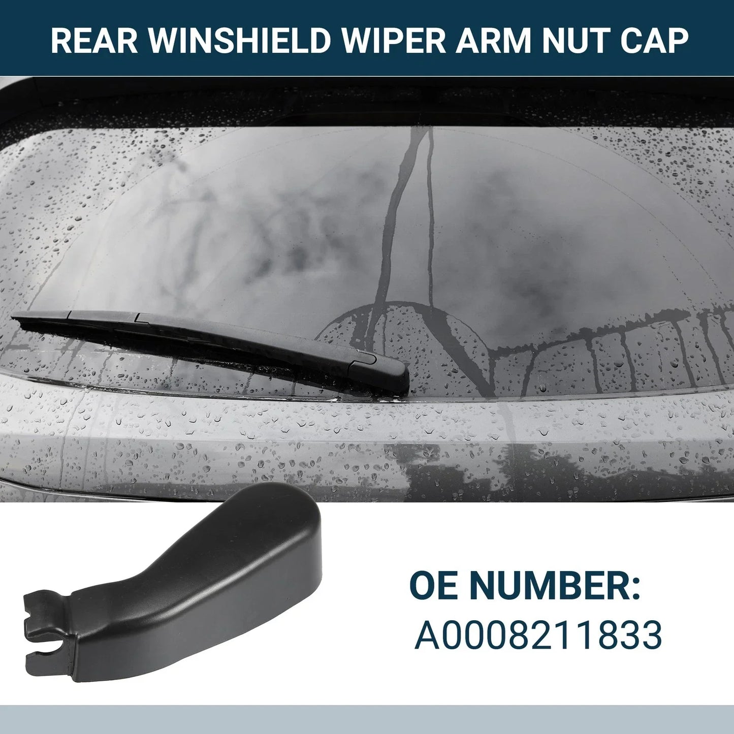 Rear Windshield Wiper Arm Nut Cover for Mercedes-Benz Vito (2003-2010)