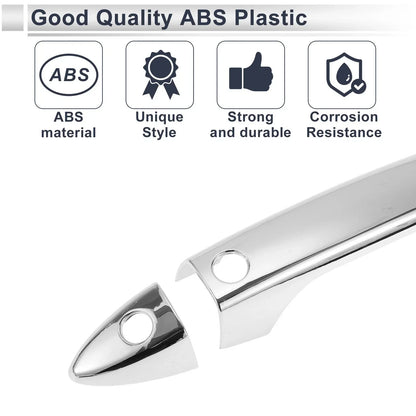 Door Handle Cover for Honda Accord (2018-2023) Durable Silver Tone