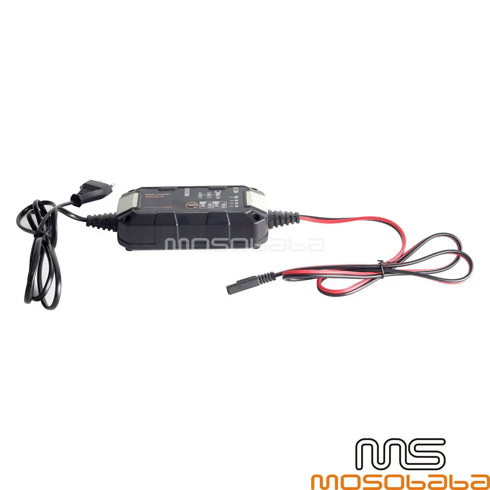 6V 12V Universal Battery Charger Kit for Small Cars, Motorcycles, SUVs