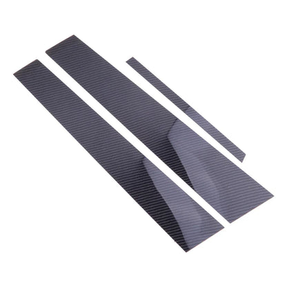 Carbon Fiber ABS Door Window B Pillar Post Covers for Honda Civic (2006-2011)