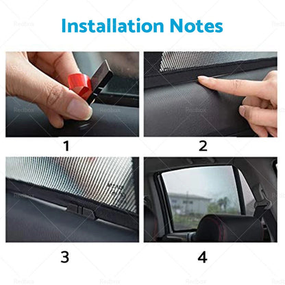 4x Foldable Window Mesh Sun Shade for Honda CR-V (2012-2017)