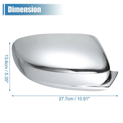 2 x Chrome Plated Full Mirror Cover Caps for Dodge Charger (2011-2022)