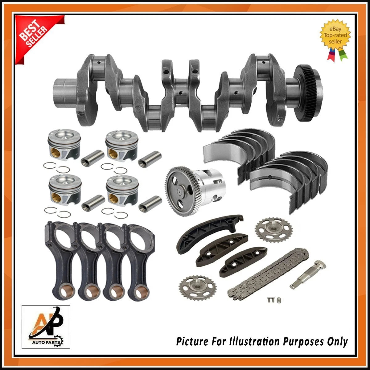 Crankshaft Forged With Rebuild Kit for Mercedes Sprinter OM651 (2007–2018)