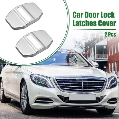 2 x Car Door Latch Lock Covers for Mercedes-Benz AMG GLC (2016-2023)