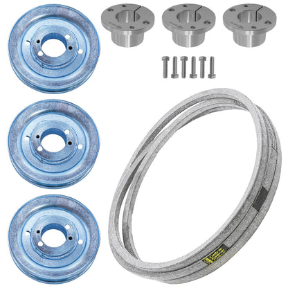 Deck Spindle Pulley Hub and Belt Kit for Scag V-Ride SVRII 52 (2023–2025)