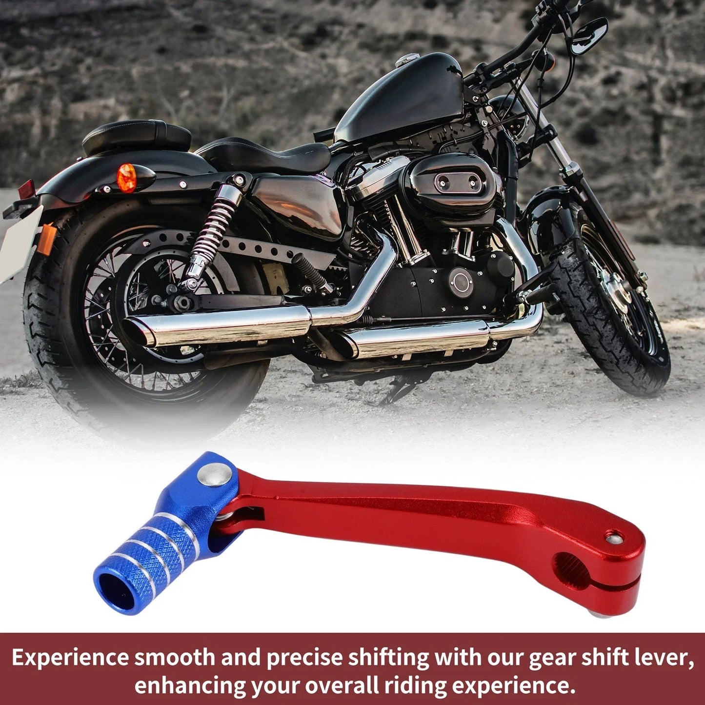 Gear Shift Lever for Honda CRF150F 2003-2017 - Red Blue Silver Tone