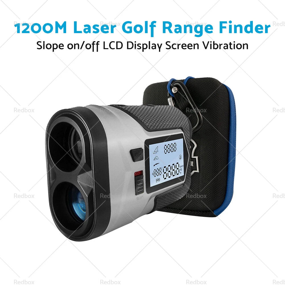 1200M Laser Golf Range Finder with Vibration & LCD Display for Golf