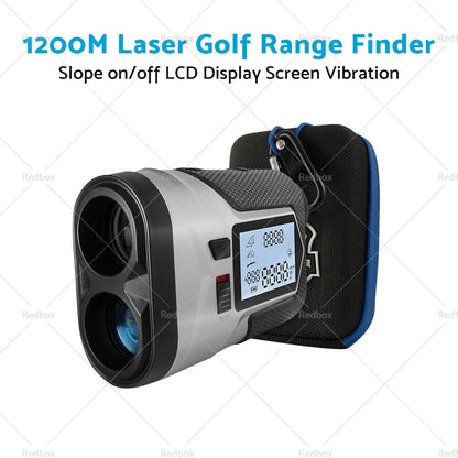 1200M Laser Golf Range Finder with Vibration & LCD Display for Golf
