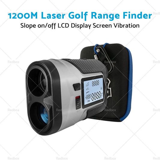 1200M Laser Golf Range Finder with Vibration & LCD Display for Golf