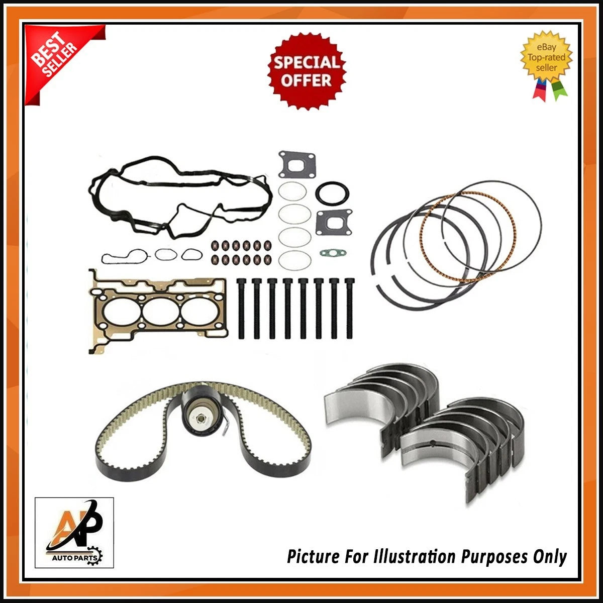 Engine Rebuild Kit Replacement for Ford 1.0 EcoBoost (2012–2018)