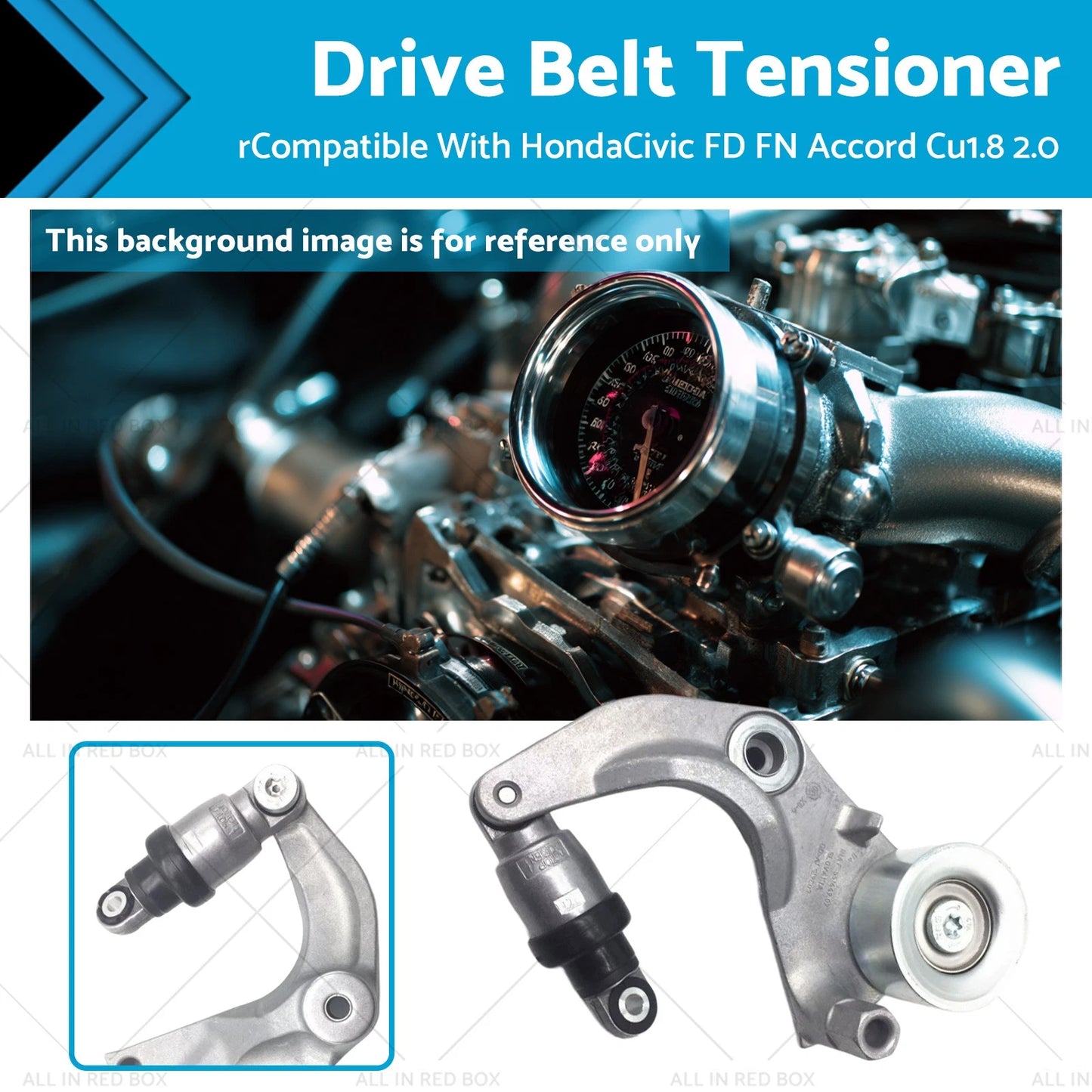 Drive Belt Tensioner Assembly for Honda Civic FD FA CR-V RM 1.8L 2.0L (2006-2011)
