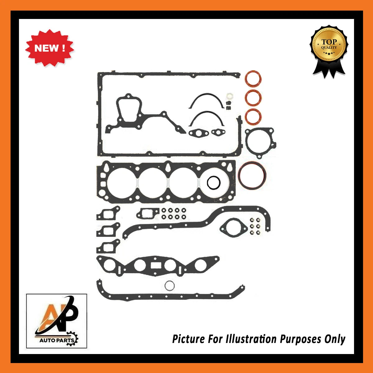 Engine Gasket Set OEM Replacement for Ford Escort Capri Cortina (1970–1985)