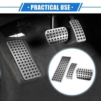 3 Pcs Gas Brake Rest Pedals for Mercedes-Benz GLA250 (2015-2023)